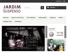 Tablet Screenshot of jardimsuspenso.com